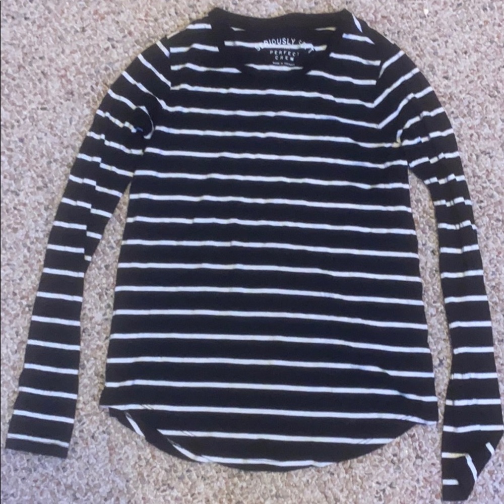 stripped long sleeve aeropostale shirt